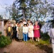 1969 Lorene's birthday party. Back center and to the right across back row: Stanley Johnson, Cora Cleveland, Lillian Johnson, Lydia Douglas. A short woman, Evelyn Barr, Minnie Gray, Oliver, Shield Downey.  L to right front: Gerald, Jacob Johnson, Marc Cleveland, Edna Griest, Dora Johnson, Olive Cleveland, Catherine Cleveland, Marie Wood, Lorene, Gladys Downey