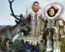 36-Eskimo-couple-and-trained-sled-deer