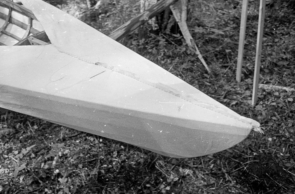 1978 Kayak under construction
