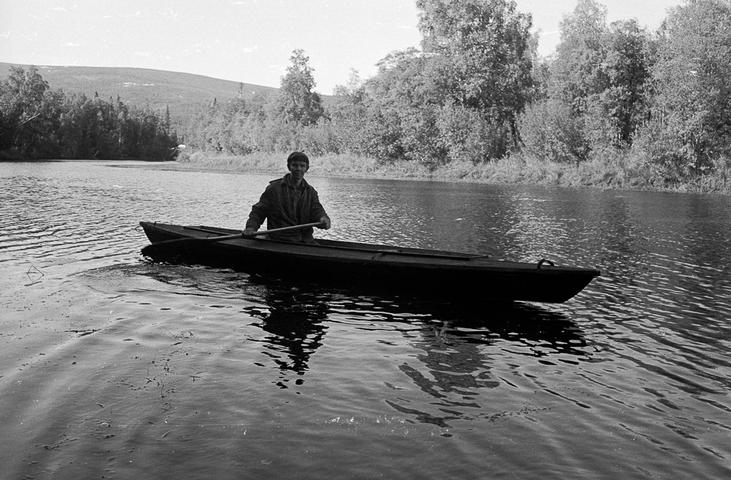 1978 Oliver in kayak, Manley