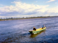 145-Our-fishing-boat-on-Kobuk-River-June-1968
