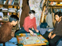 1966? Gary, Charlie Tickett and Carroll Grey in our house Charlie sitting on Richard's bed.