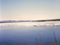 1968 May. Spring ice breaking up.