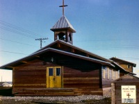 Episcopal church built by Oliver. Richard worked on his crew.