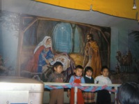 Late 1960s Christmas program at Friends church.