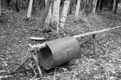 Opening an oil drum