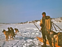 Kobuk slideshow_0023, Keith Jones with dog team