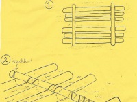 Lashing of the rafts 1